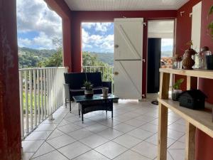 Balkón nebo terasa v ubytování HARMONY Appart Type Penthouse avec vue imprenable
