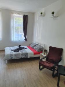 Postel nebo postele na pokoji v ubytování Skorkovského Business + 12 fotografií