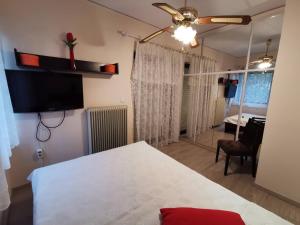 Postel nebo postele na pokoji v ubytování Anna Nafplio Appartment