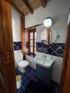 Koupelna v ubytování Stone built country house in Louvaras Village