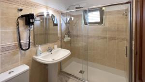 Koupelna v ubytování Apartamento Miramar