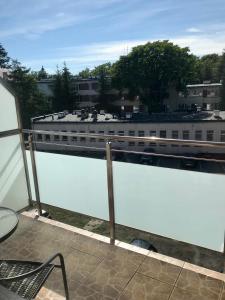 Balkón alebo terasa v ubytovaní Apartment Olymp