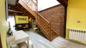 Χώρος καθιστικού στο Casa El Pendo