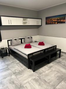 Postel nebo postele na pokoji v ubytování Garni Hotel Eastside