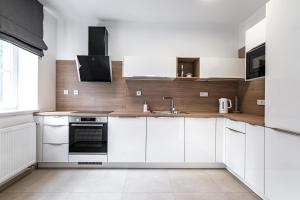 Kuchyň nebo kuchyňský kout v ubytování Hubertus Karlova Studánka