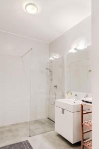 Kúpeľňa v ubytovaní Balokány apartman + 26 fotografií