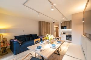 Cucina o angolo cottura di Wisła - Centrum, Apartament z Wiślaczkiem - Dream Apart