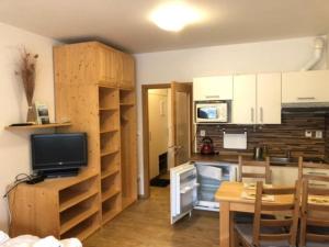Kuchyň nebo kuchyňský kout v ubytování Apartmán 24 Lipno