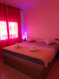 Posteľ alebo postele v izbe v ubytovaní Rooms Pineda
