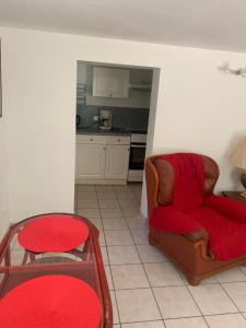 Kuchyňa alebo kuchynka v ubytovaní Appartement en rdc à argeles sur mer