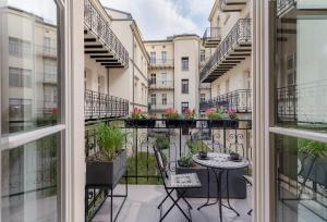 Balkon lub taras w obiekcie Apartament w centrum Krakowa 109