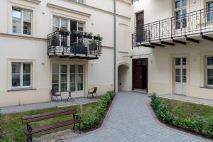 Budynek, w którym mieści się apartament