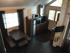 Küche/Küchenzeile in der Unterkunft Villa Tumppu