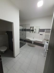 Kúpeľňa v ubytovaní Penzion TOŠA
