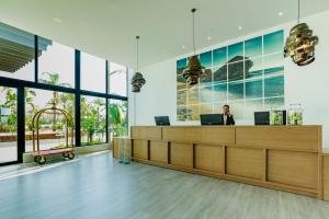 Лобби или стойка регистрации в Cabogata Beach Hotel +37 фотографий