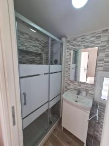 Koupelna v ubytování Scauri Rooms B&B