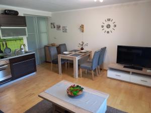 Kuchyň nebo kuchyňský kout v ubytování Apartman Tatry