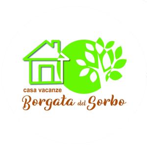 a logo for a eco house and a tree at Casa Vacanze Borgata del Sorbo in Acireale