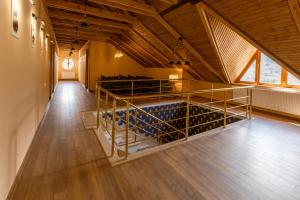 Llit o llits en una habitació de GRAF Kazbegi