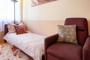 Posteľ alebo postele v izbe v ubytovaní Central Design Apartment