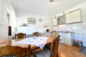 Kuchyň nebo kuchyňský kout v ubytování Guest House Vučeta