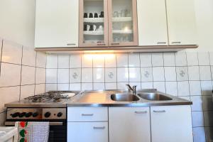 Kuchyň nebo kuchyňský kout v ubytování Guest House Vučeta
