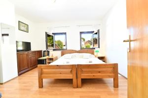 Kuchyň nebo kuchyňský kout v ubytování Guest House Vučeta