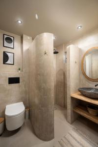Kupatilo u objektu Casa Liaya - Villa di Matala Apartments