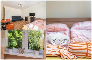 Кровать или кровати в номере Apartament Orzeł