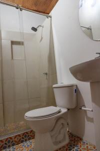 Phòng tắm tại HOTEL MORGAN