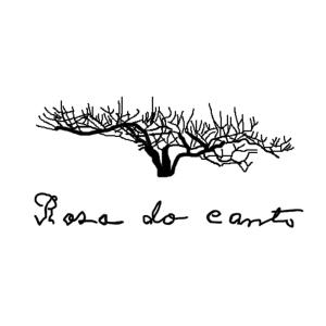 un dibujo blanco y negro de un árbol en Rosa do Canto en Monte