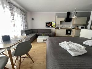 Kuchyň nebo kuchyňský kout v ubytování Apart-Hotel VIVI RESIDENCE & SPA