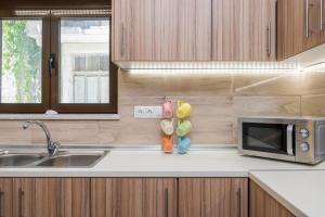 Kuchyň nebo kuchyňský kout v ubytování Crescendo City House