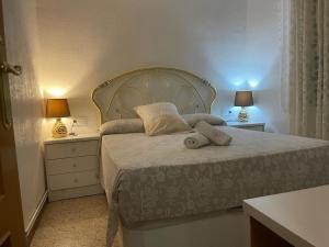Posteľ alebo postele v izbe v ubytovaní Rooms Pineda