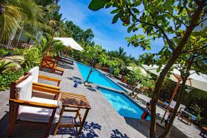 Bazén v ubytování Hoang Phuc resort nebo v jeho okolí