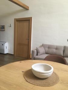 Posezení v ubytování GAPO Rooms