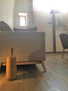 Posezení v ubytování GAPO Rooms