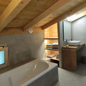Kúpeľňa v ubytovaní Chalet neuf vue panoramique sur le MONT-BLANC