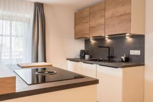 A kitchen or kitchenette at Sparberhof Apt Floriani