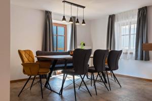 A seating area at Sparberhof Apt Floriani