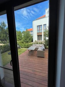 Balkón alebo terasa v ubytovaní Baltica Heaven Apartmant 95F