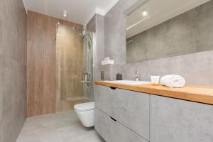 Kúpeľňa v ubytovaní Apartment Awanport Gdynia Żeromskiego by Noclegi Renters