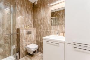 Bathroom sa Chill Apartments Mokotow Business Park