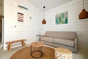 Posezení v ubytování Lodges de Camargue