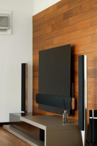 A television and/or entertainment center at Apartament Luxury Robocza