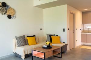 Posezení v ubytování viapartments Ilekra Finikounda