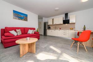 Zona de estar de Apartments Horvat