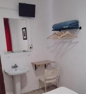 Μια τηλεόραση ή/και κέντρο ψυχαγωγίας στο Pensión Rivera