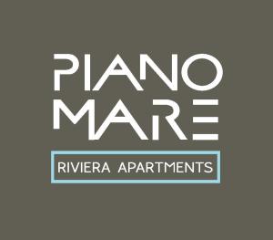 a logo for the piano marne rivera apartments at Pianomare Riviera Apartments and Rooms in Imperia