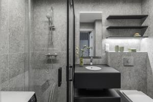 Bathroom sa Urban Jungle Apartments by Reside Baltic